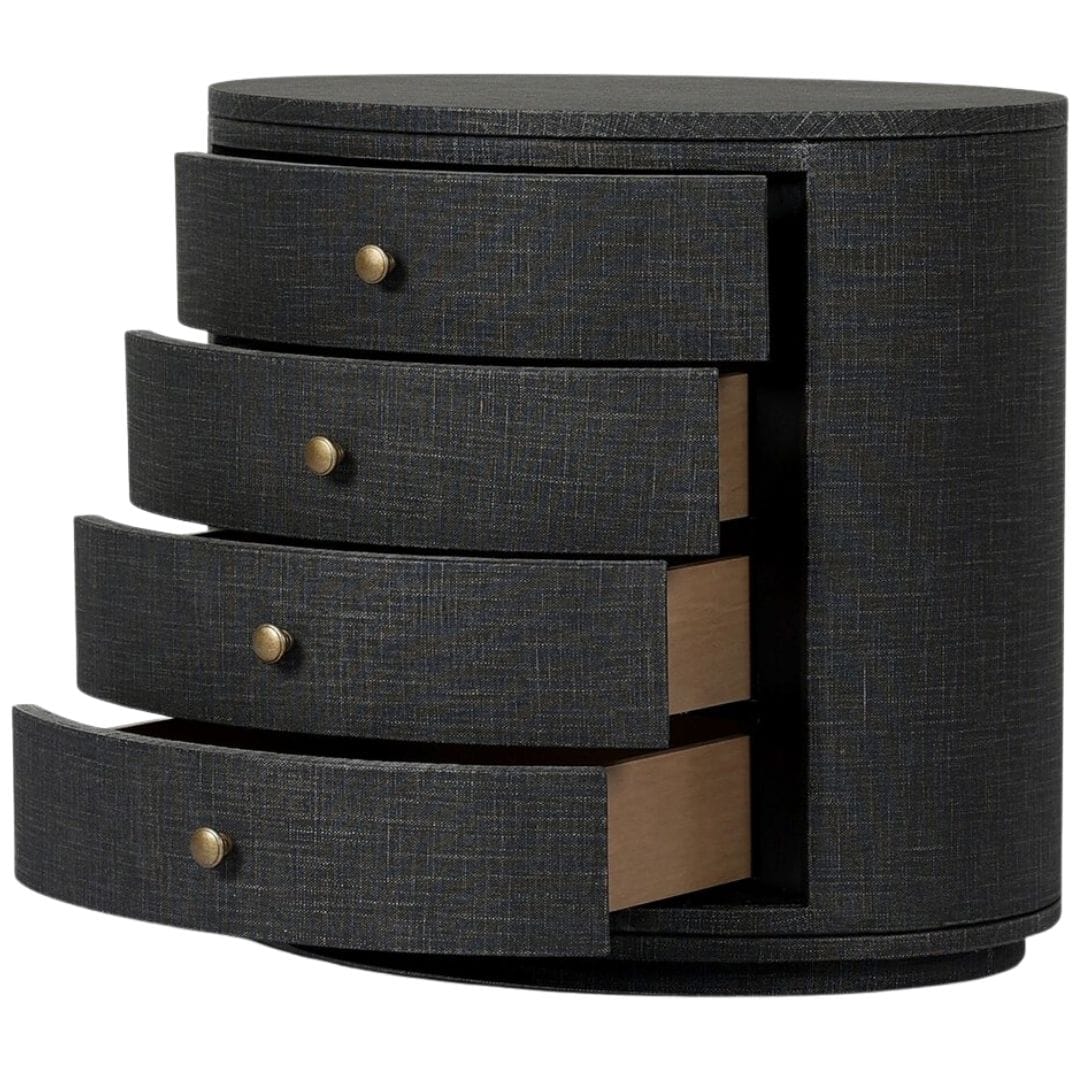 Amelia Oval Nightstand Nightstands + Bedside Tables