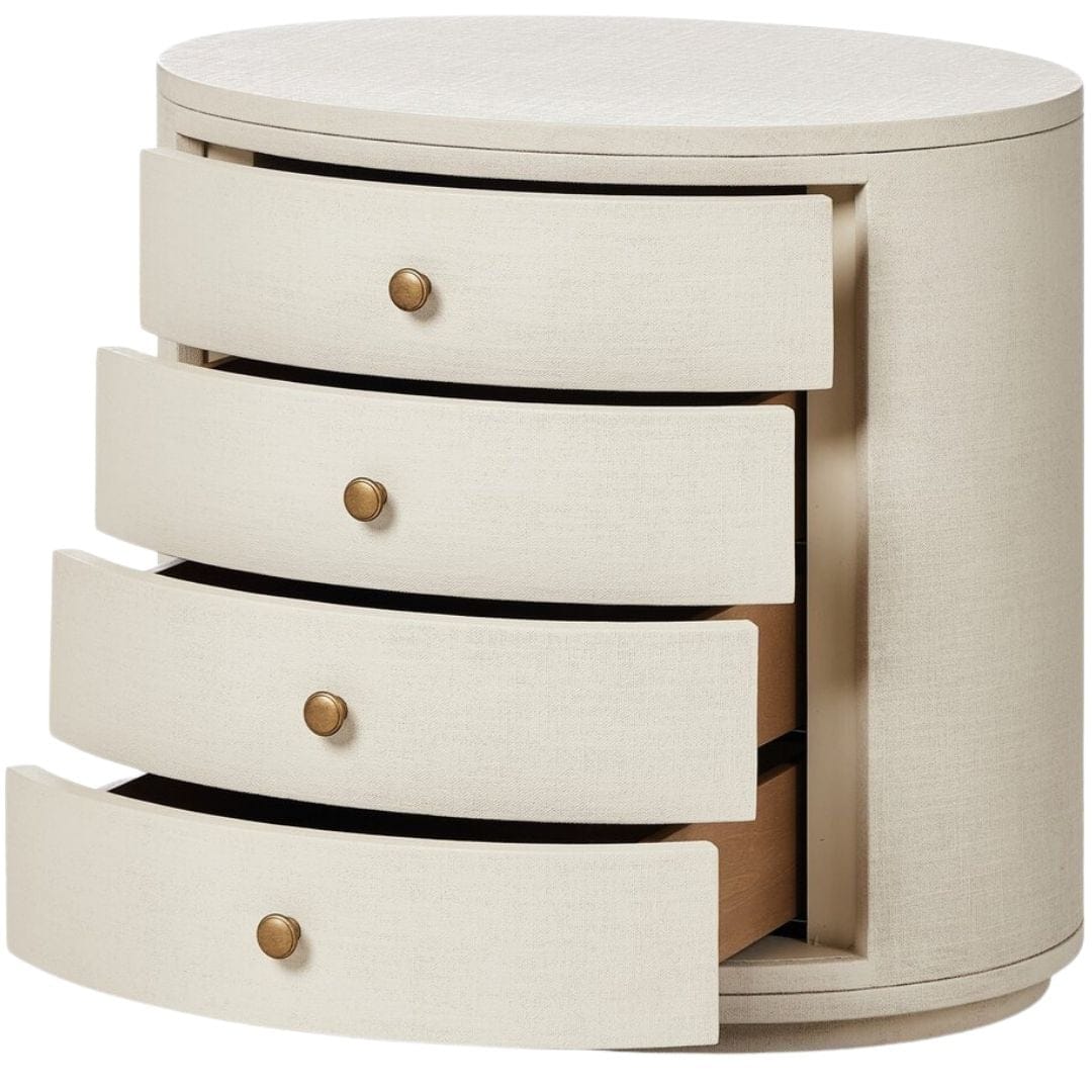 Amelia Oval Nightstand Nightstands + Bedside Tables