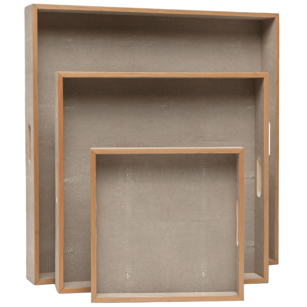 Amina Tray (Set of 3) Decorative Objects OBJAMINAS3TRFSSD