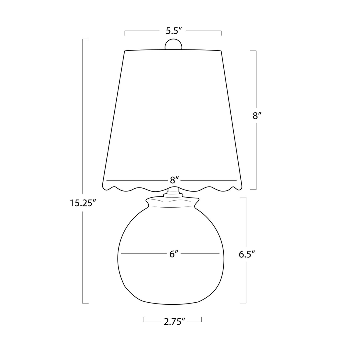 Amoria Mini Lamp 13-1619