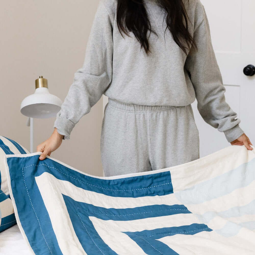 Anchal Fracture Quilt Throw Throws anchal-FRCQB