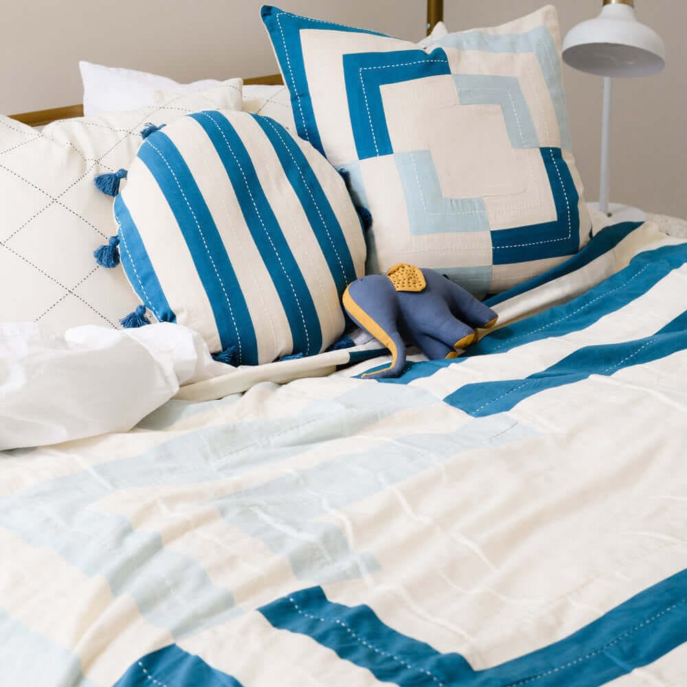 Anchal Fracture Quilt Throw Throws anchal-FRCQB