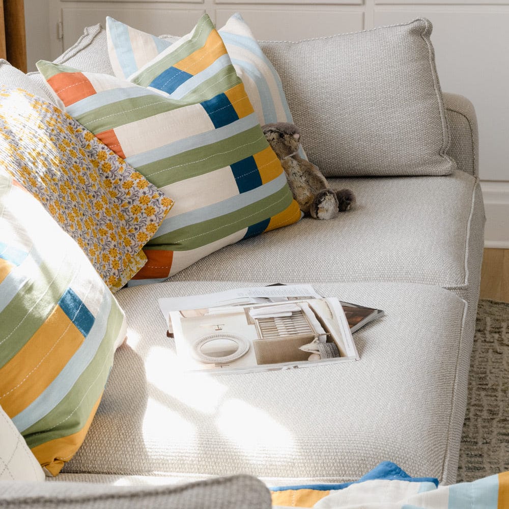 Anchal Stamp Throw Pillow Pillow & Decor anchal-STPT