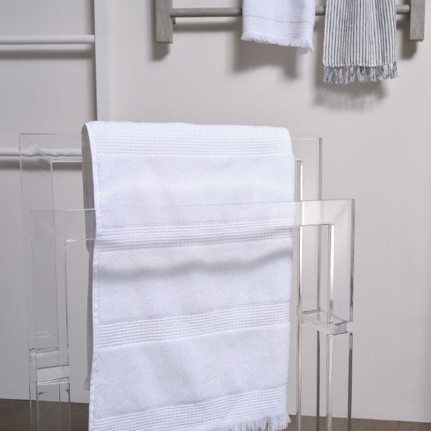 Annecy Fringe Towel Bath Accessory 08ANNE-WH-BTWL