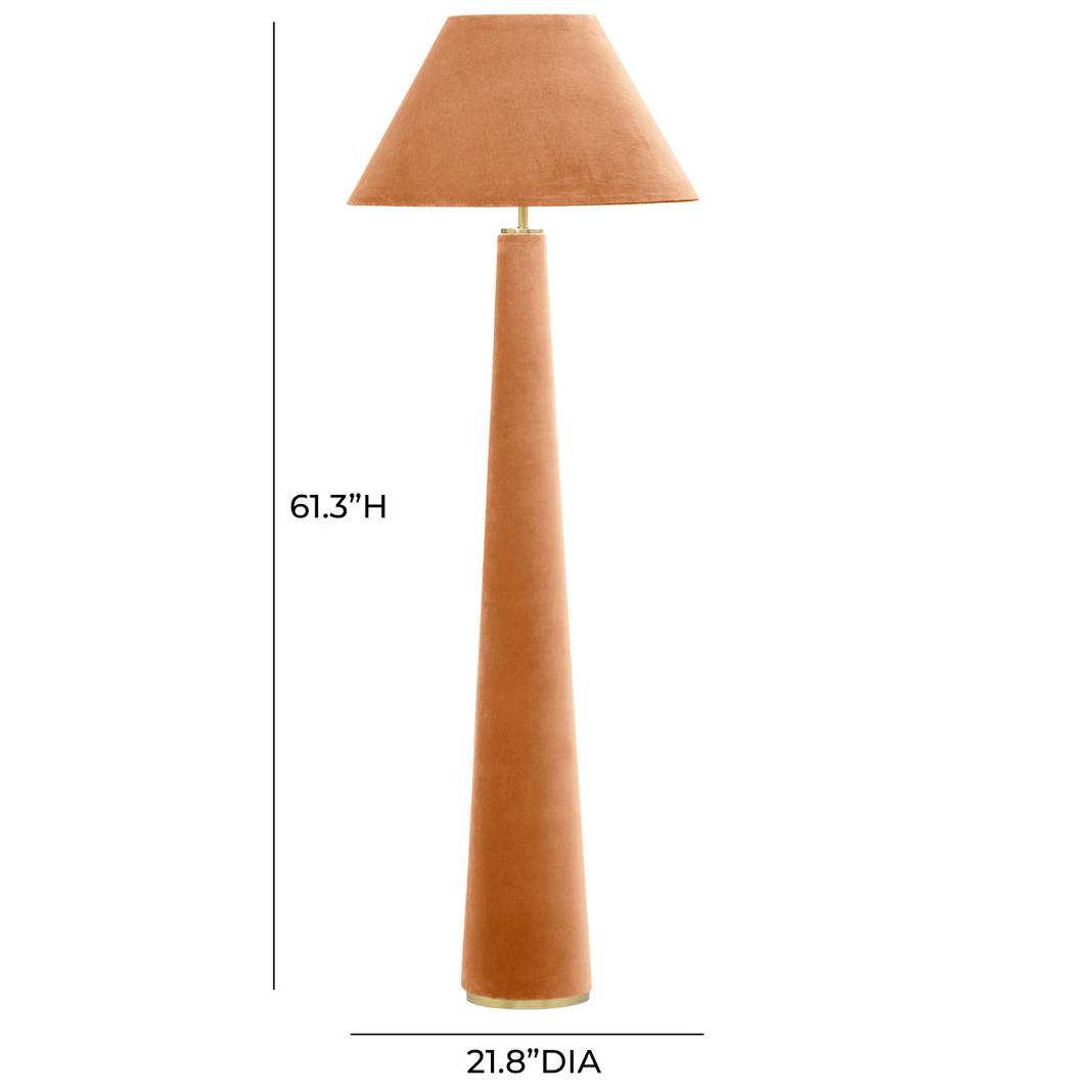 Annette Velvet Floor Lamp Floor Lamp
