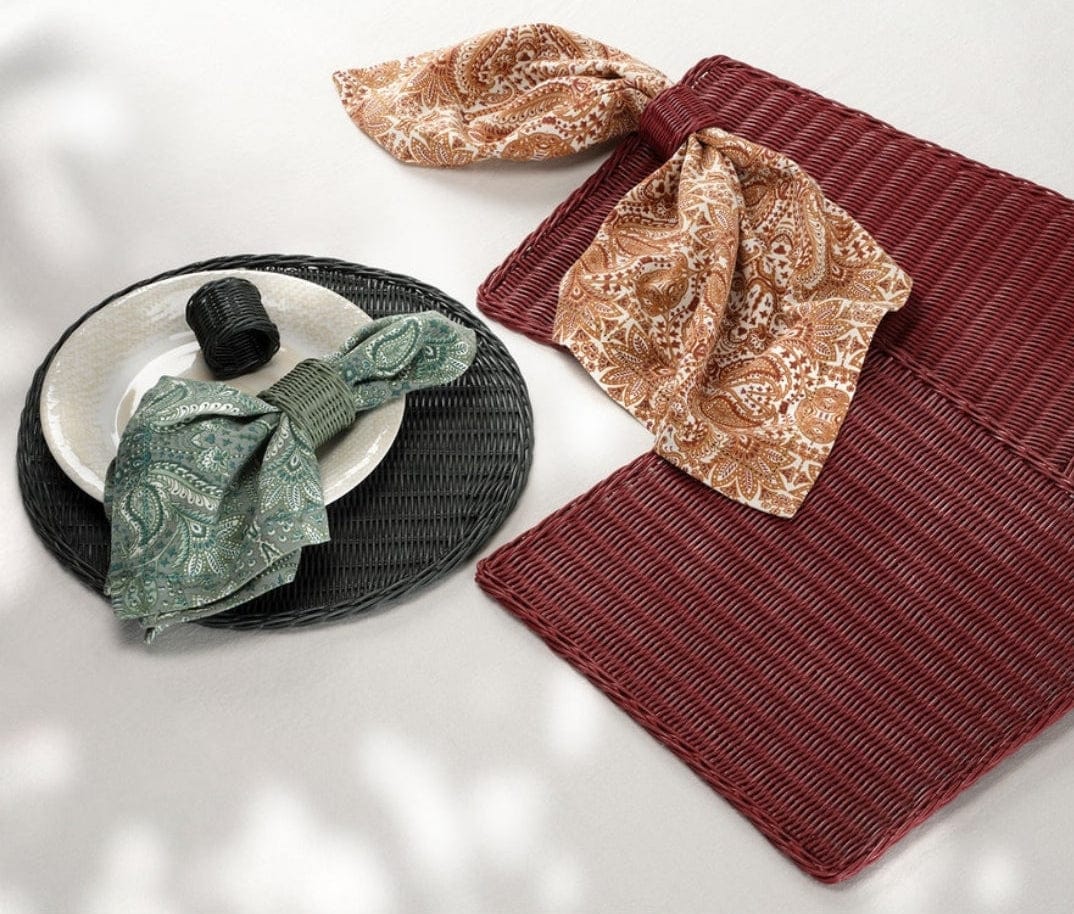 Annmarie Pine Green Napkin Ring (Set of 4) Kitchen Accessory BP006074 08415971058523