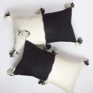 Antigua Pillow Black & White Pillow & Decor archive-R1220052-baby-pink-umber-colorblock