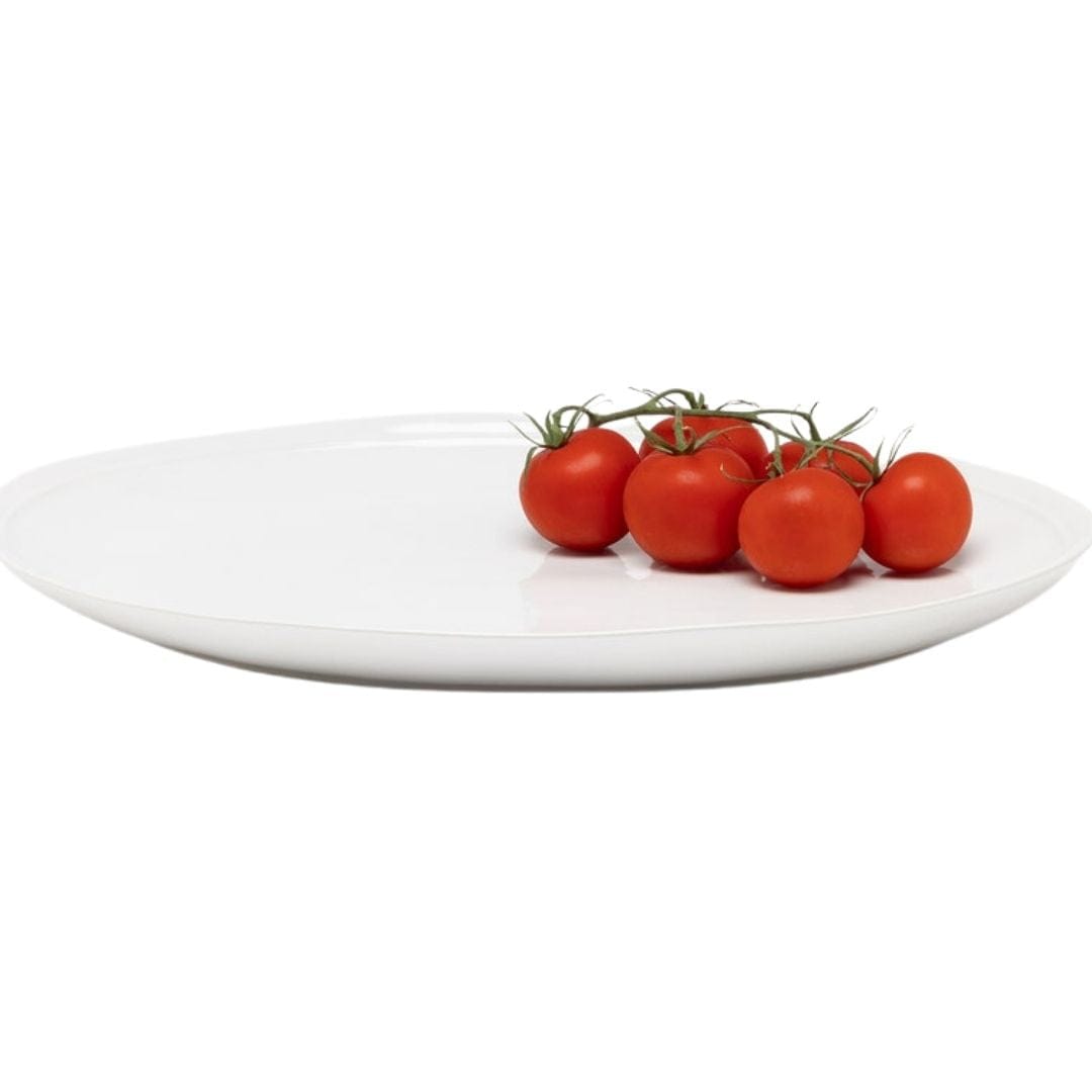 Ariana White Oval Serving Platter (Set of 2) Serveware BP006154 08415971058547