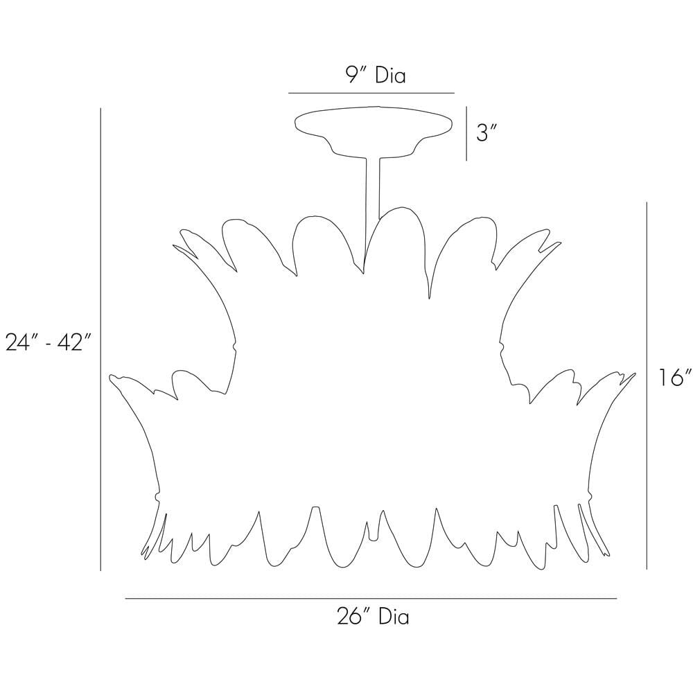 Arteriors Analise Chandelier Lighting Arteriors-84310 00796505266385