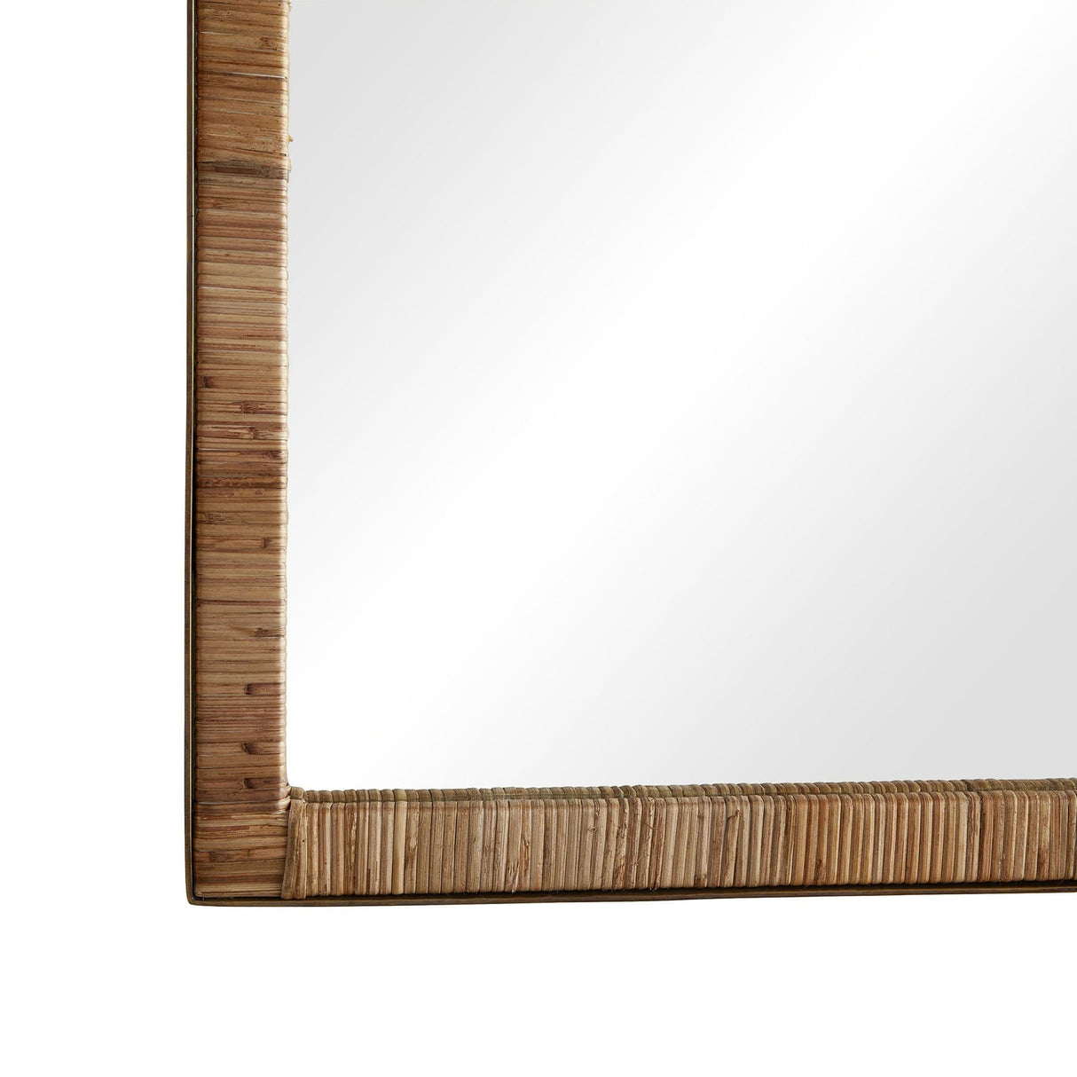 Arteriors Caribe Mirror Rectangular Rattan Mirror arteriors-DC2023