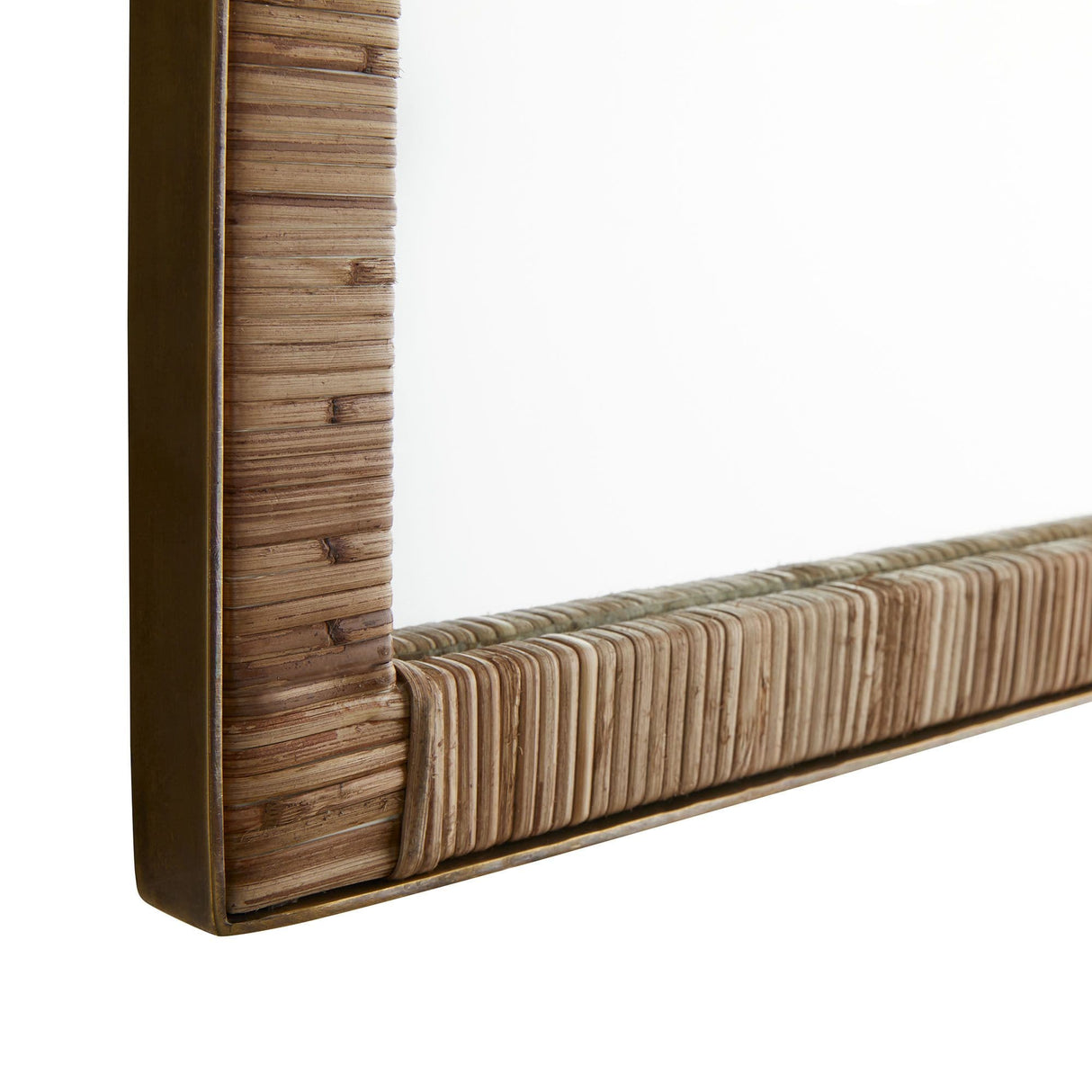 Arteriors Caribe Mirror Rectangular Rattan Mirror arteriors-DC2023