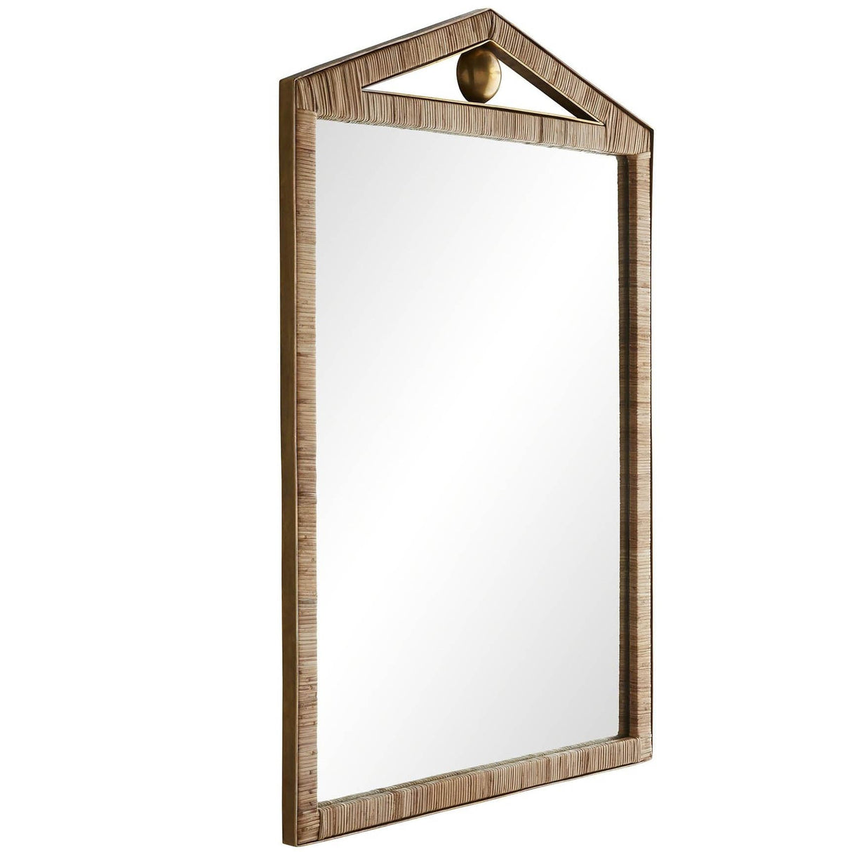 Arteriors Caribe Mirror Rectangular Rattan Mirror arteriors-DC2023