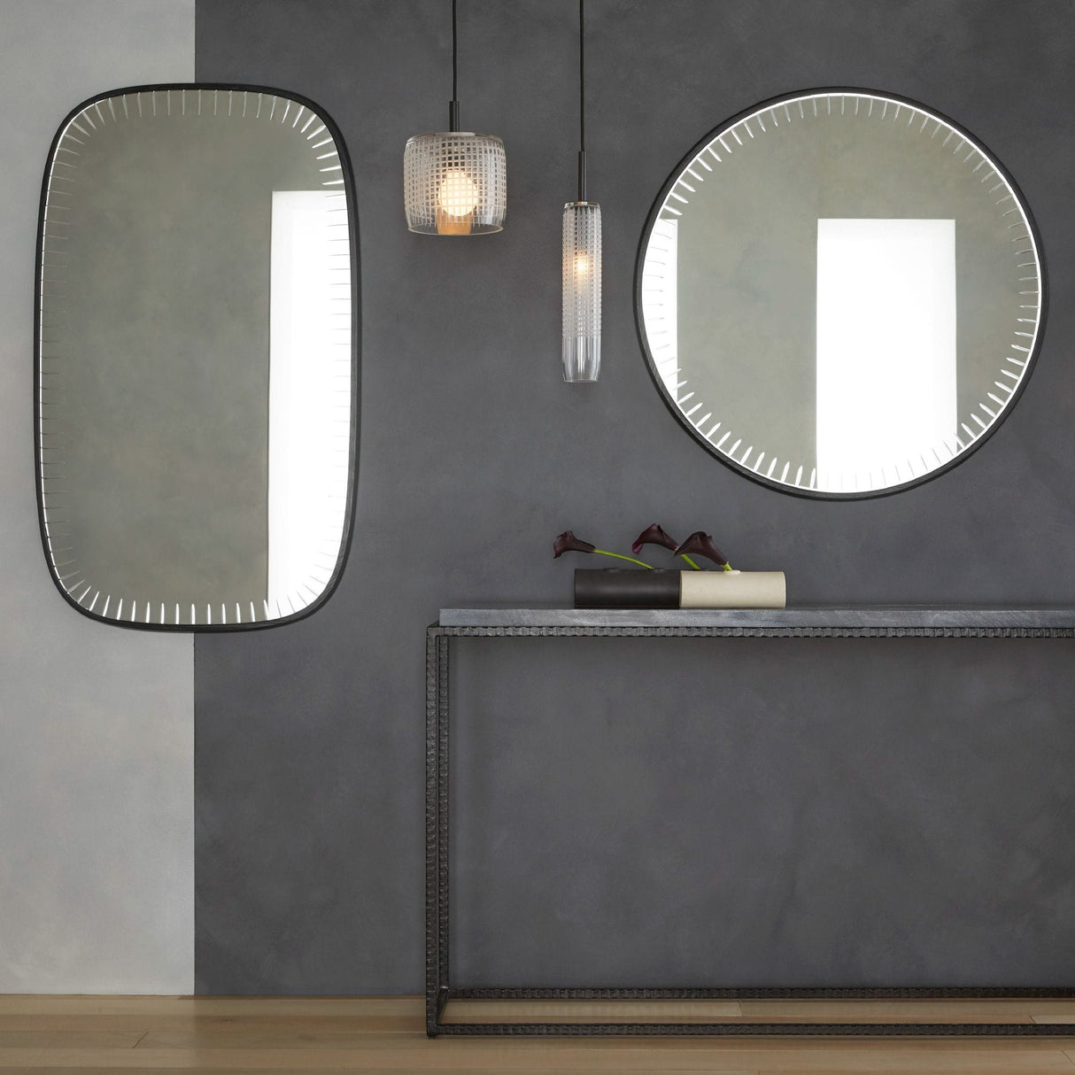 Arteriors Cut Oblong Mirror Oval Mirror arteriors-DA9002