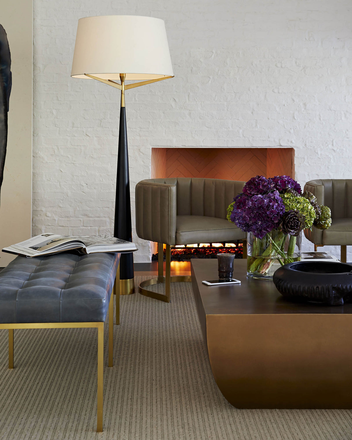 Arteriors Essential Lighting Elden Floor Lamp Lighting