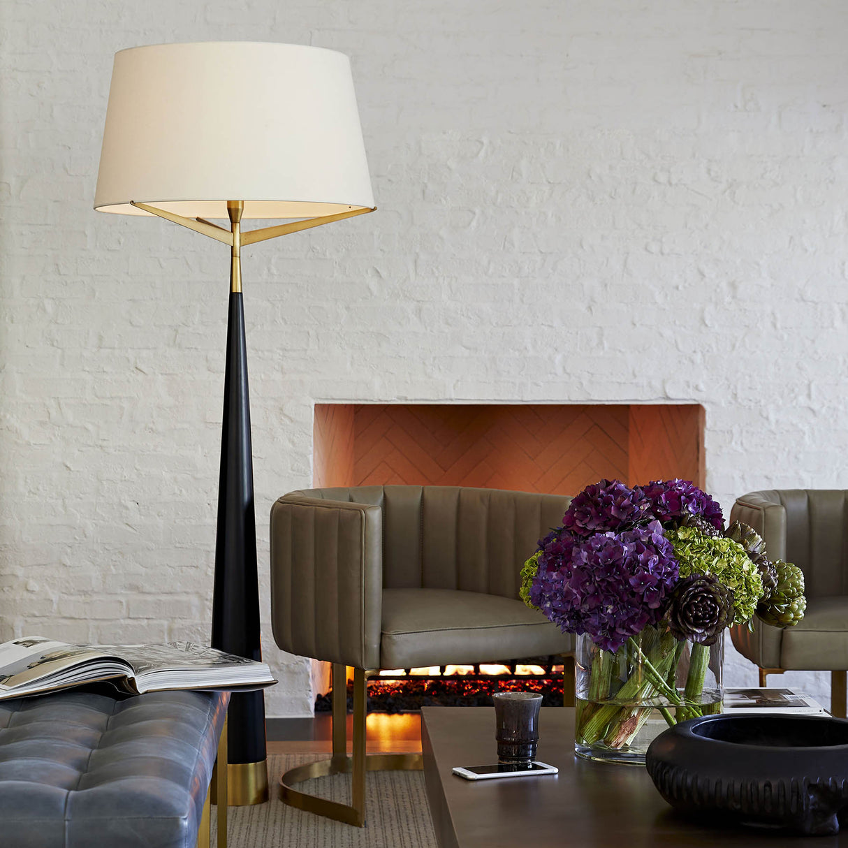 Arteriors Essential Lighting Elden Floor Lamp Lighting