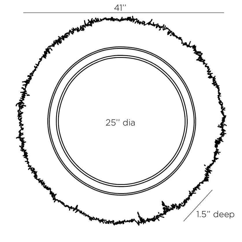 Arteriors Kai Mirror Circular Abaca Mirror arteriors-5017