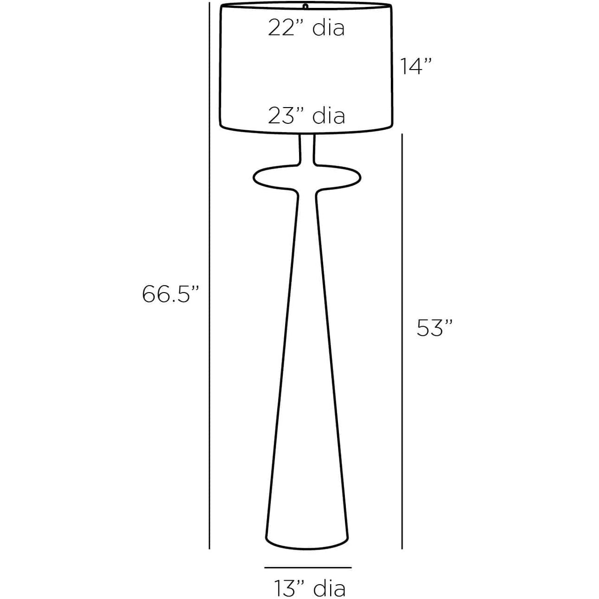 Arteriors Putney Floor Lamp Lighting