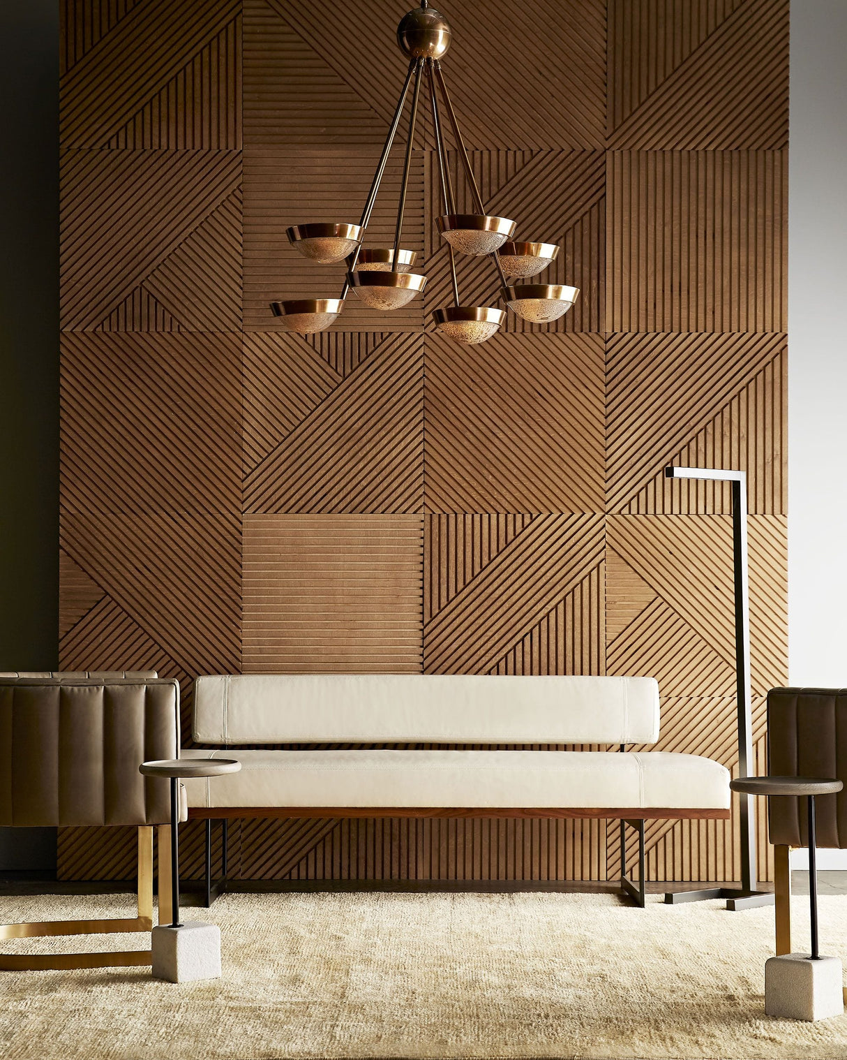 Arteriors Salford Floor Lamp Minimalistic Metal Floor Lamp