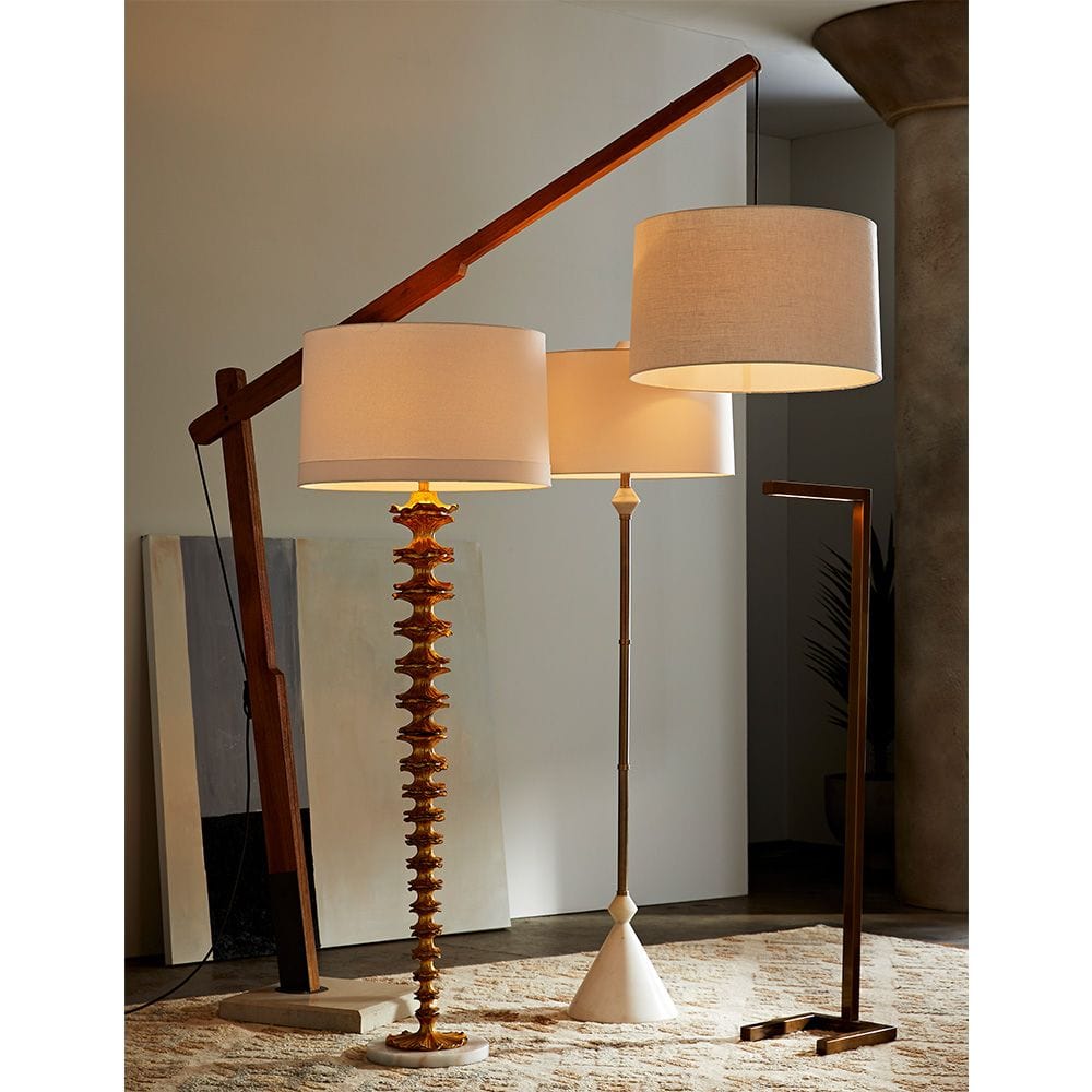Arteriors Salford Floor Lamp Minimalistic Metal Floor Lamp