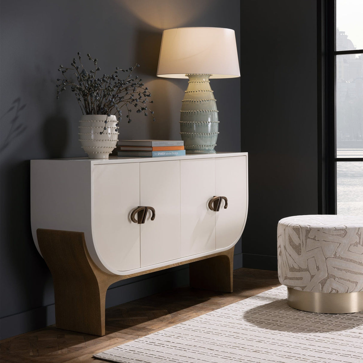 Arteriors Spitzy Lamp Ceramic Table Lamp