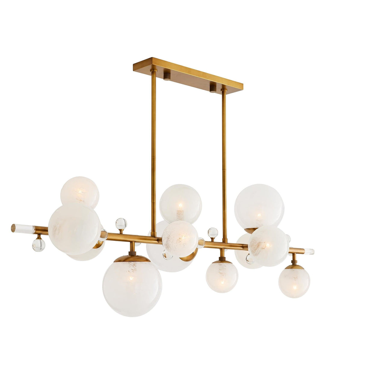 Arteriors Troon Chandelier - Antique Brass Lighting arteriors-89330 00796505407023