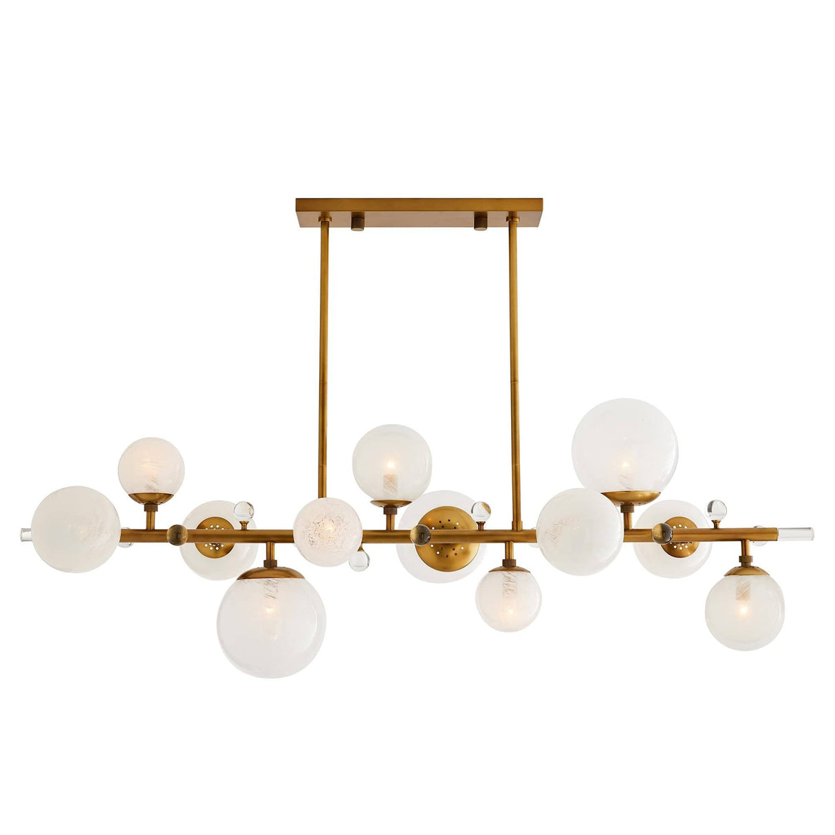 Arteriors Troon Chandelier - Antique Brass Lighting arteriors-89330 00796505407023