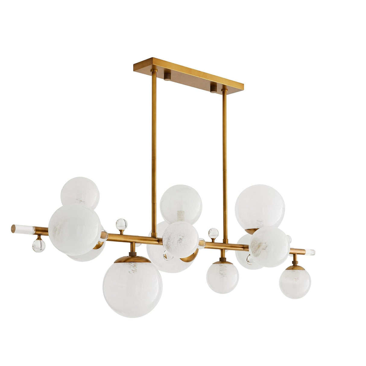 Arteriors Troon Chandelier - Antique Brass Lighting arteriors-89330 00796505407023