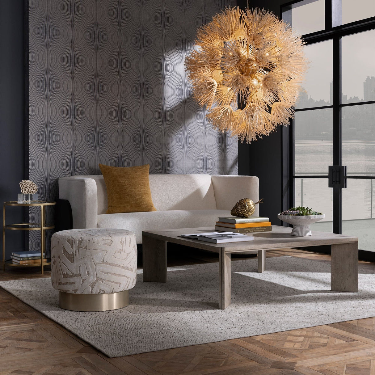 Arteriors Vancouver Cocktail Table Square Oak Cocktail Table arteriors-FCS02