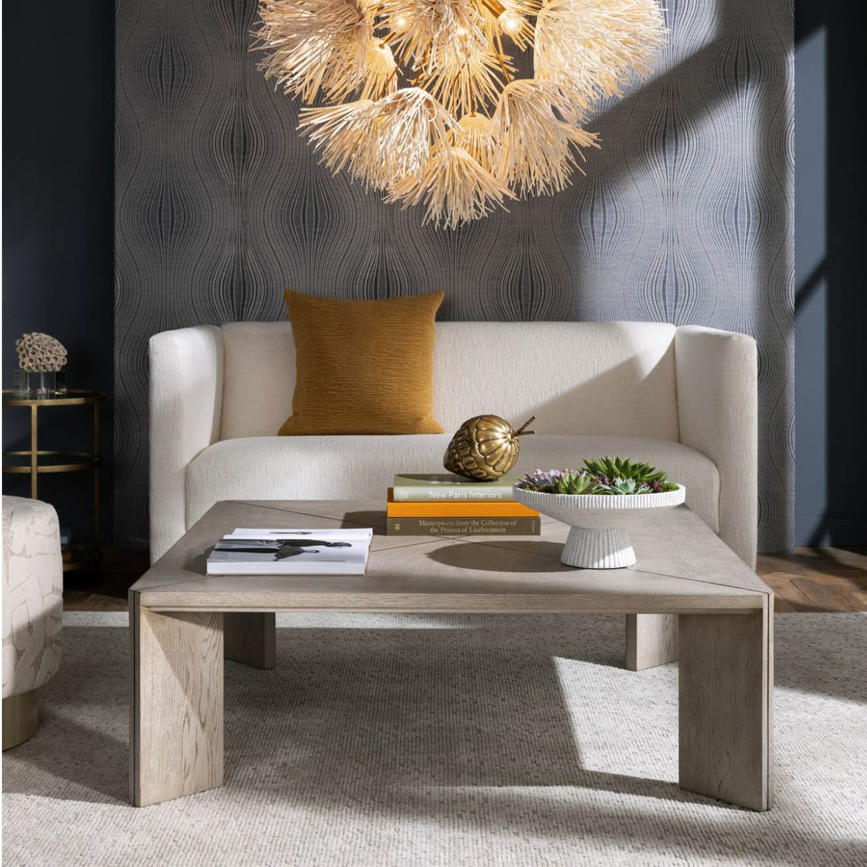 Arteriors Vancouver Cocktail Table Square Oak Cocktail Table arteriors-FCS02