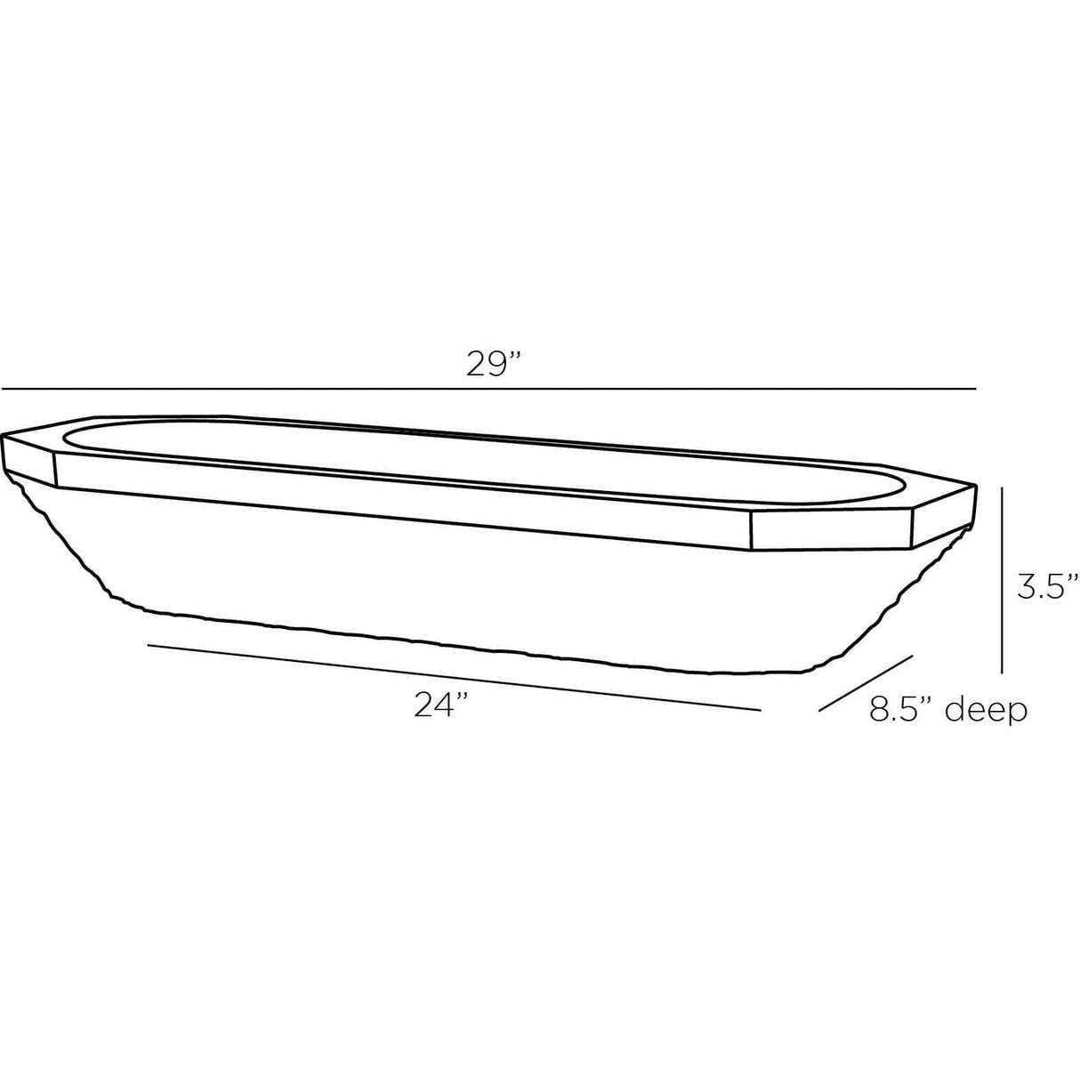 Arteriors Zurich Centerpiece Stone Centerpiece arteriors-AH-ATC04