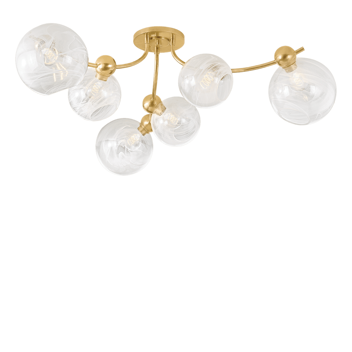 Astraia Semi Flush Semi Flush Mount 450-54-VB