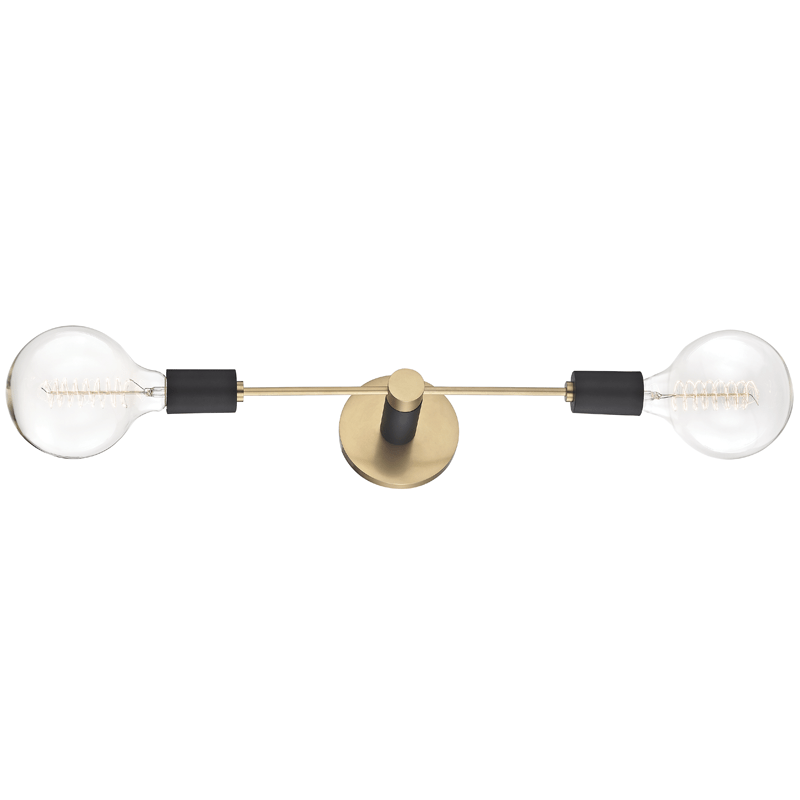 Astrid Wall Sconce Sconces H178102-AGB/BK 806134833688