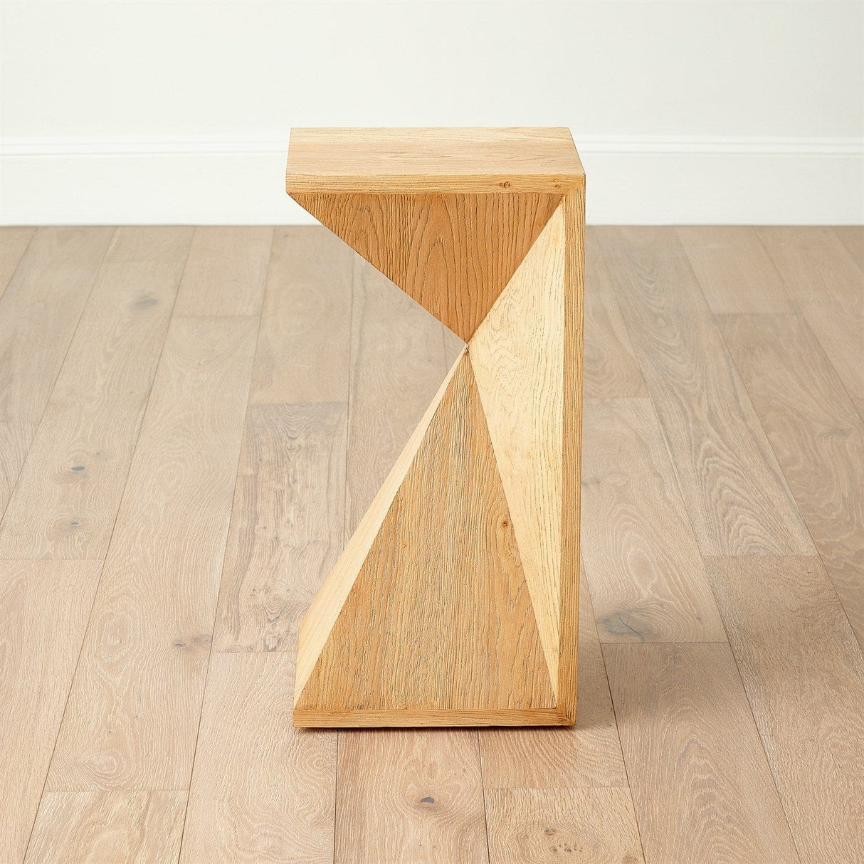 Asymmetrical Angle Side Table Accent Table