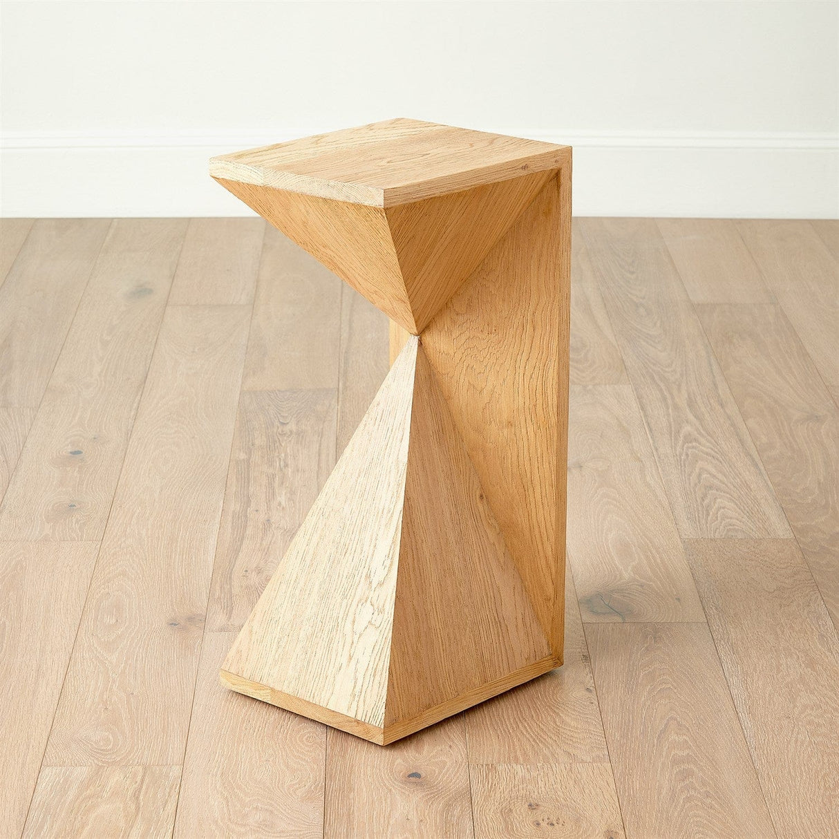 Asymmetrical Angle Side Table Accent Table