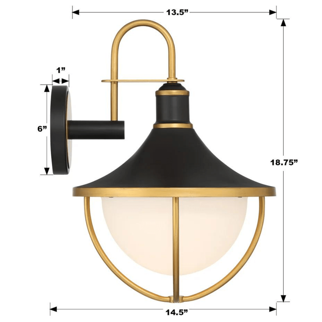 Atlas 1 Light Outdoor Sconce