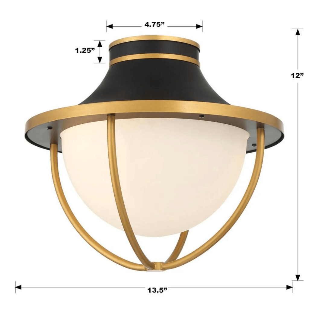 Atlas 2 Light Outdoor Semi Flush ATL-700-MK-TG 633779052415