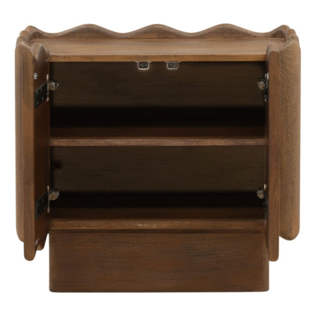 Auberlin Nightstand Nightstands + Bedside Tables DOV90027-BRWN
