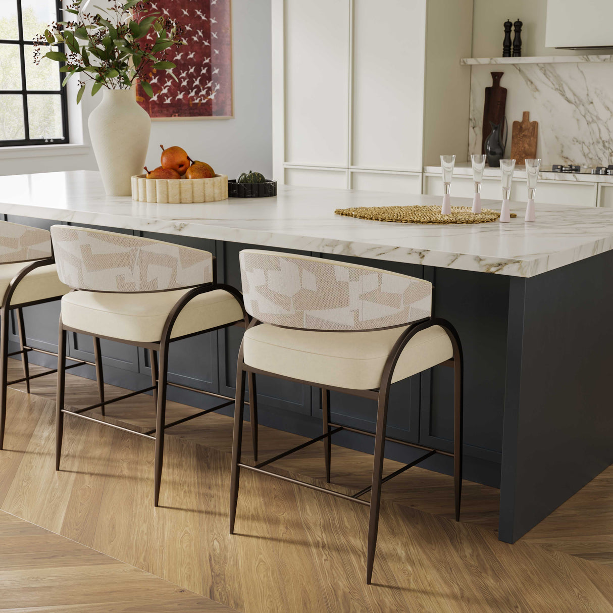 Autumn Counter Stool Bar + Counter Stools