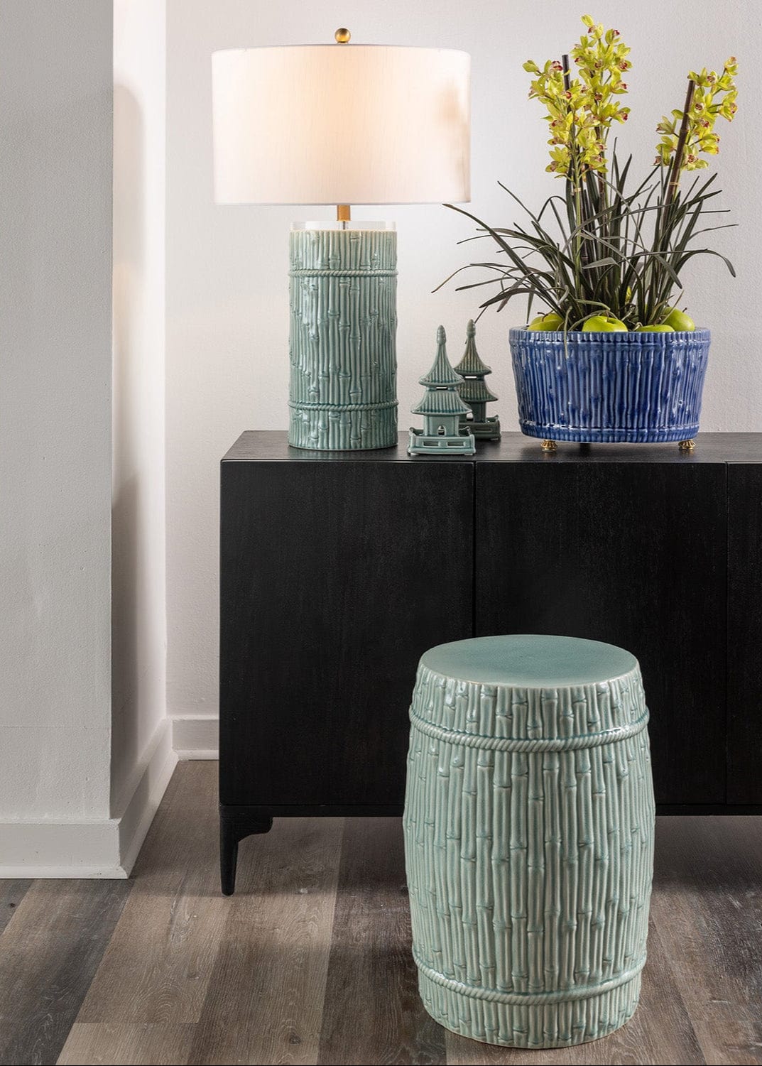 Bamboo Cylinder Lamp Lamp