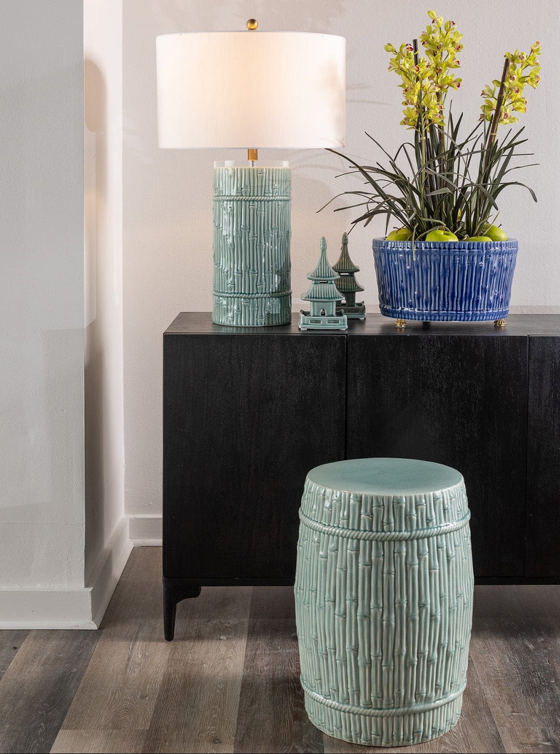 Bamboo Cylinder Lamp Lamp