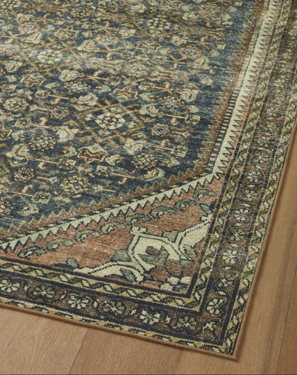 Banks Denim/Clay Rug Area Rugs