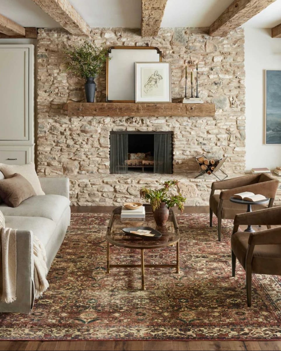 Banks MH Brick/Ivory Rug Area Rugs