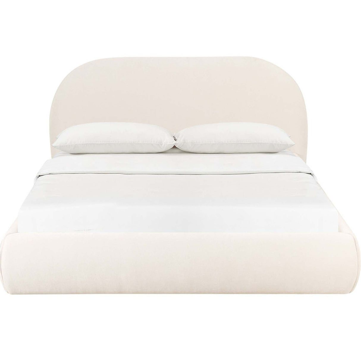 Bara Textured Velvet Bed Beds & Bed Frames