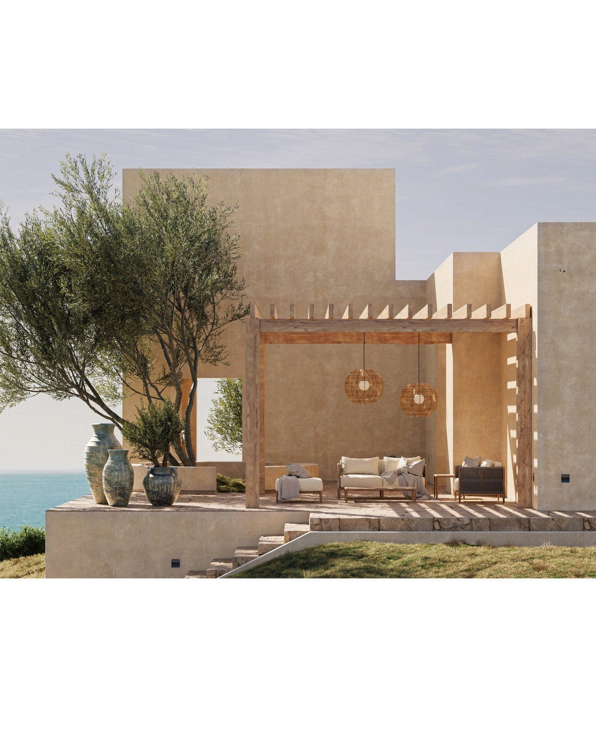 Barbary Fluted Outdoor Pendant Pendant Lighting 9500-0019 00633306062788