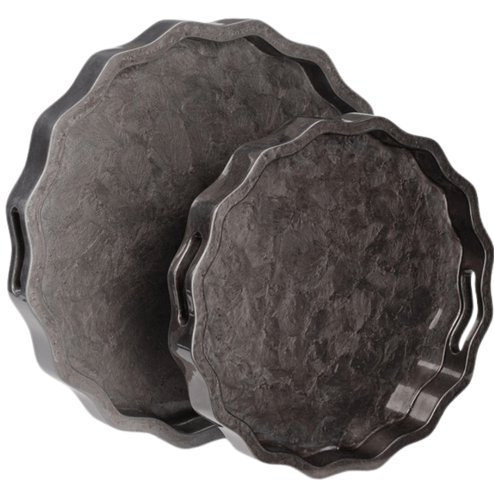Barbetta Tray (Set of 2) Decorative Object OBJBARBETTRPWS2