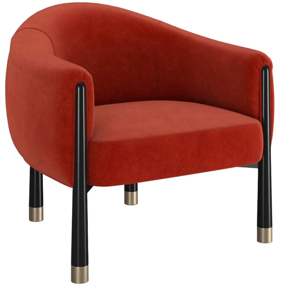 Baton Accent Chair - Color Check emailed rep Occasional + Accent Chairs UPH-024-034-A
