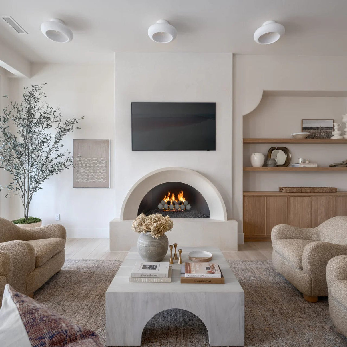 Becki Owens Annie Semi Flush Mount Lighting BKO1200-AGB/CWL 806134093808