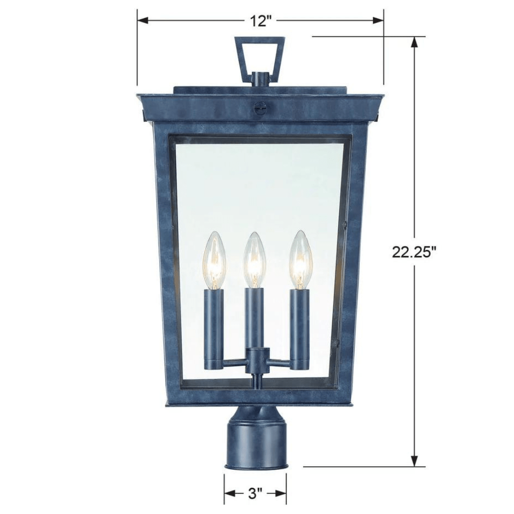 Belmont 3 Light Outdoor Post BEL-A8069-GE 633779041464