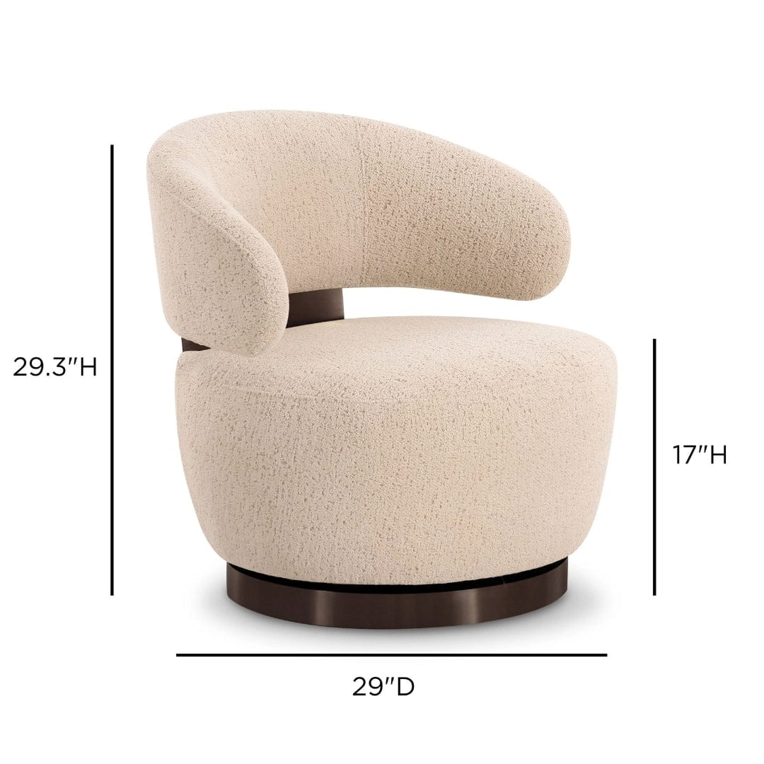 Benett Swivel Accent Chair Occasional + Accent Chairs