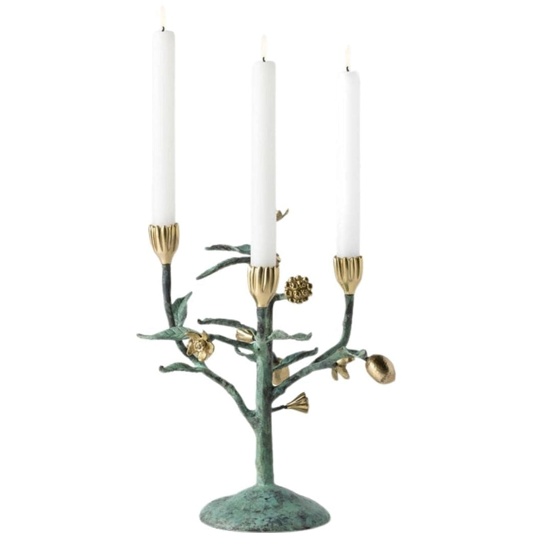 Bernadette Antique Gold Patina Candelabra Candleholders BP006195 08415971058868